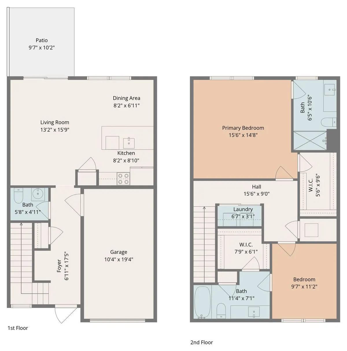 Amber floor plan drawing