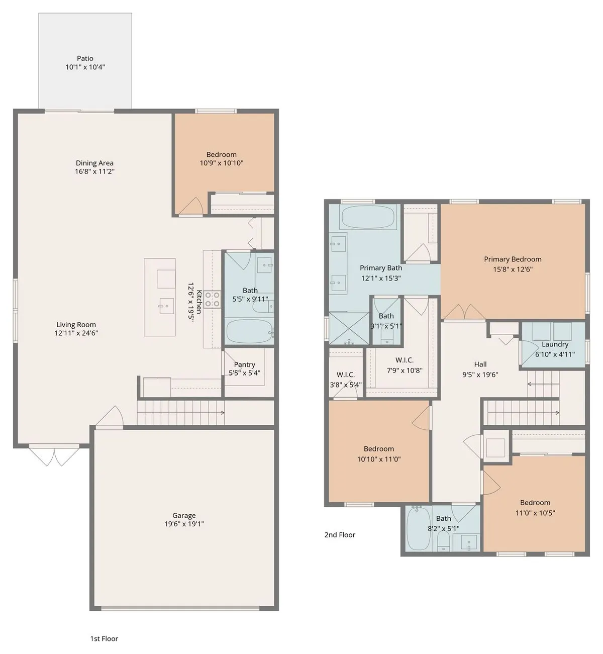 Cypress floor plan drawing